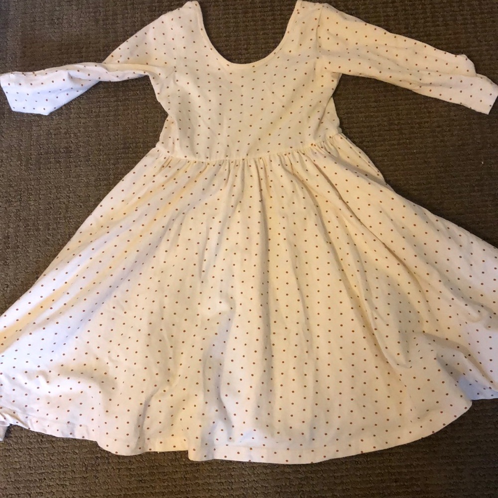 Alice + Ames pumpkin dot ballet dress